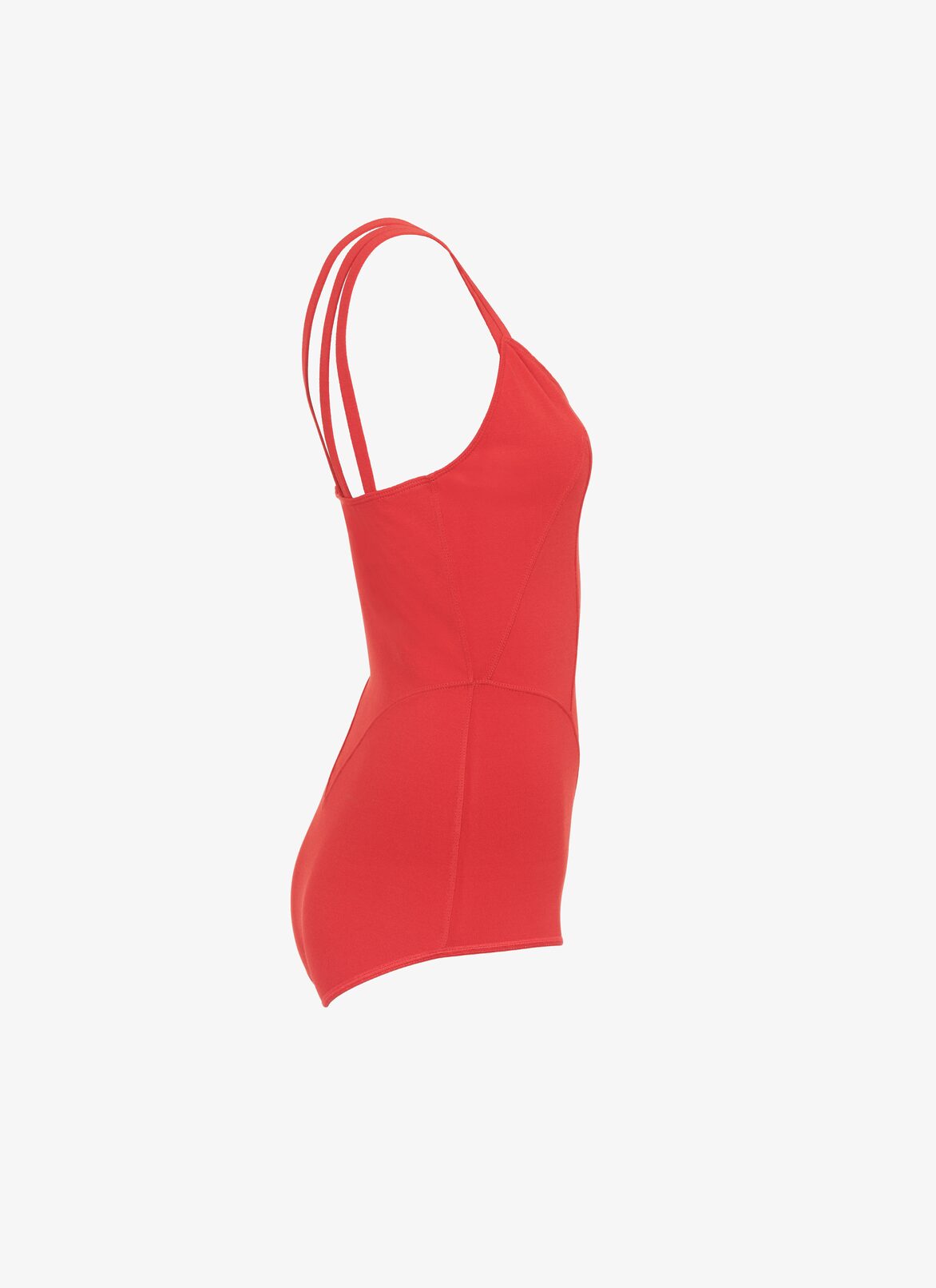 Multi-strap knit bodysuit  ALAÏA SCARLET MULTI-STRAP KNIT BODYSUIT
